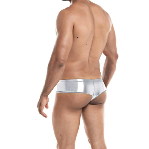 Mens Cheeky Brief Cut4men Provocative Skai Silver Mens Cheeky Brief Cut4men Provocative Skai Silver