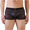 Mens Translucent Boxer With Powernet Inserts NEK Black