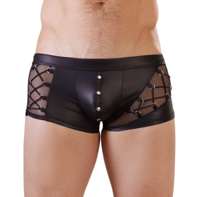 Mens Boxer with Powernet Inserts NEK Black Mens Boxer with Powernet Inserts NEK Black