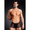 Mens Micro Mesh Boxer Blue Line Black