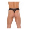 Mens Fishnet Thong Amorable Black