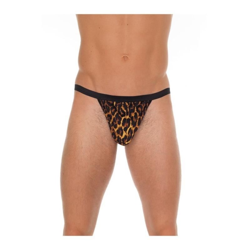 Mens String Amorable Leopard