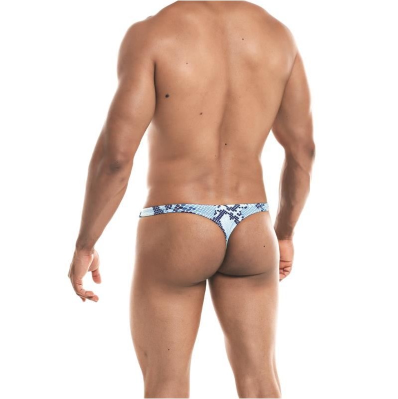 Mens Thong Cut4men Provocative Snake Blue