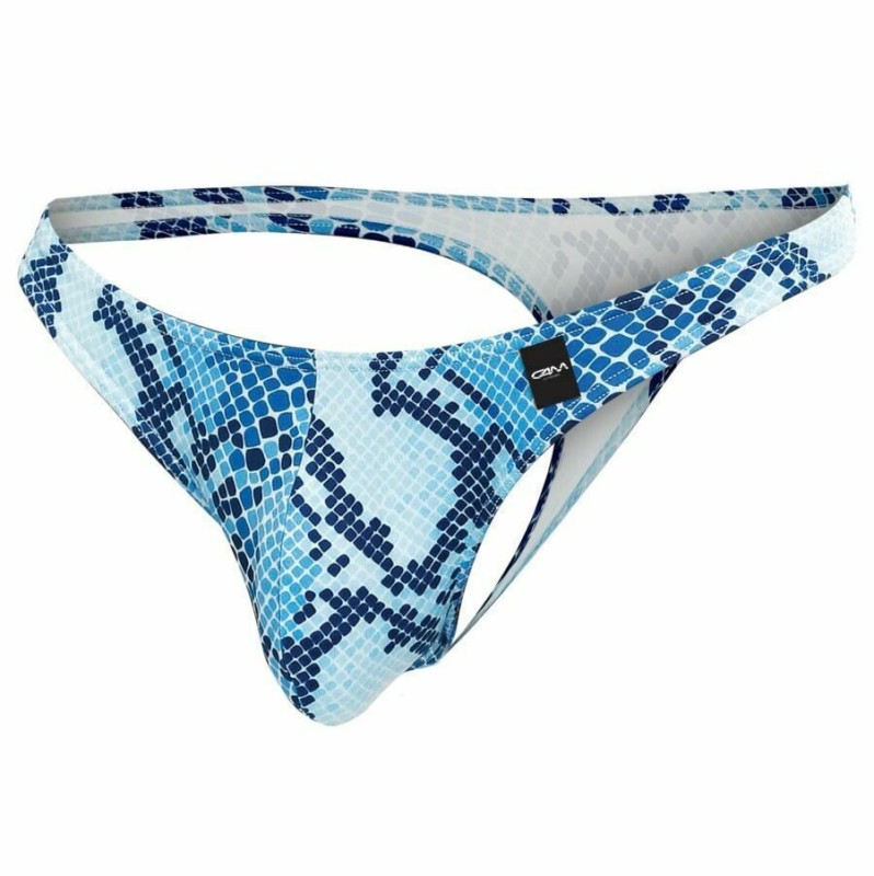 Mens Thong Cut4men Provocative Snake Blue