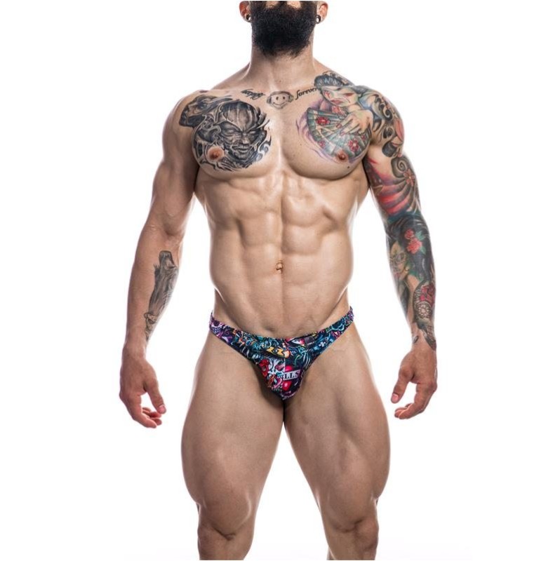 Mens Thong Cut4men Provocative Tattoo