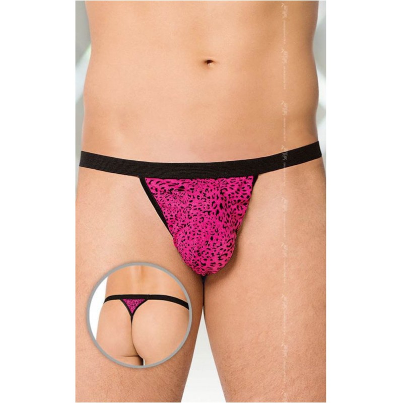 Mens Thong Softline 4509 Pink Leopard 