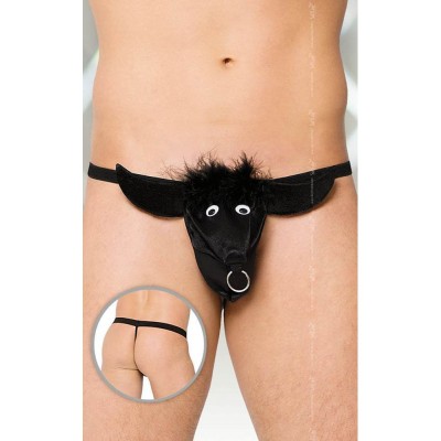 Mens String Softline Bull Black Mens String Softline Bull Black