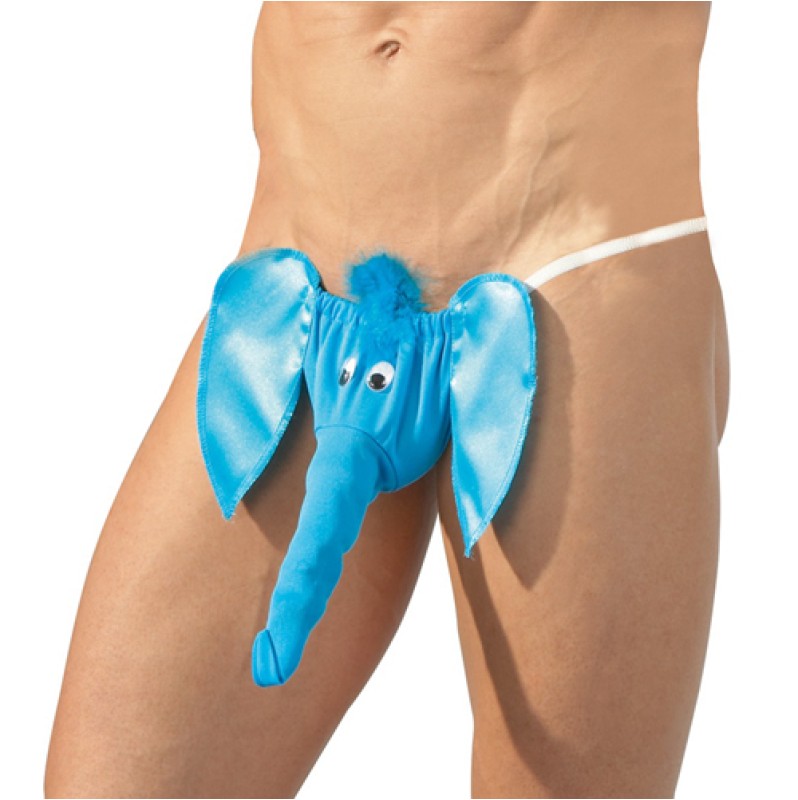 Mens String Svenjoyment Underwear Elephant Blue