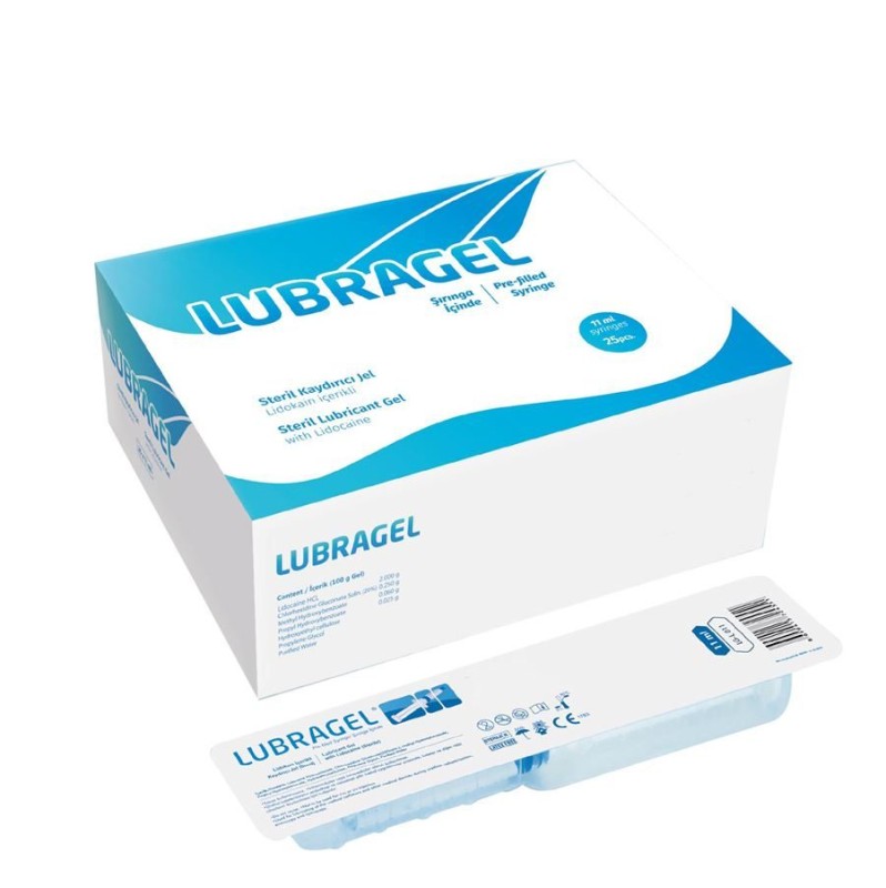 Sterile Water Based Lubricant Lubra Gel 11ml