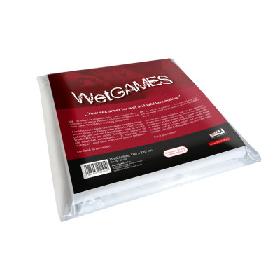 Bed Sheet JoyDivision Wet Games 180cm x 220cm White Bed Sheet JoyDivision Wet Games 180cm x 220cm White