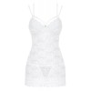 Babydoll & Thong Obsessive 860-CHE White Babydoll & Thong Obsessive 860-CHE White