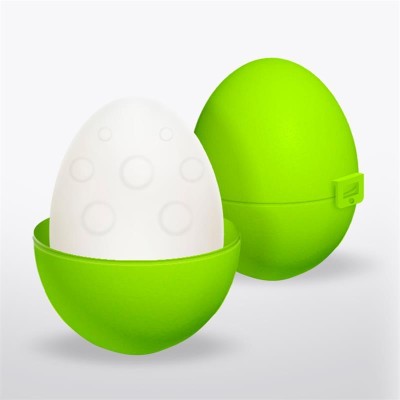 Bumpy Mastrubator Egg Silicone Green