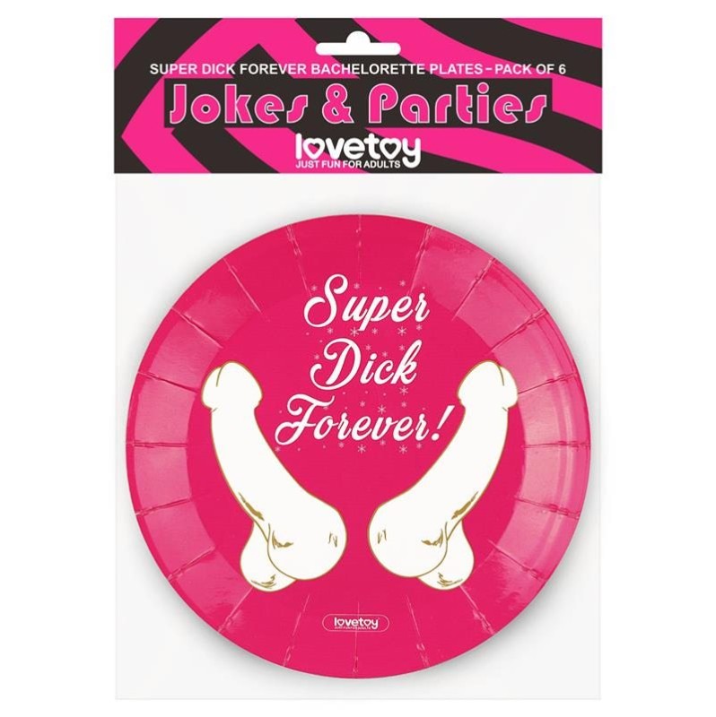 Paper-Carton Plates Lovetoy Pack of 6