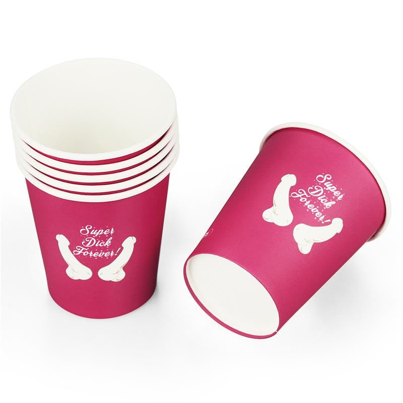 Paper Cups Lovetoy Pack of 6