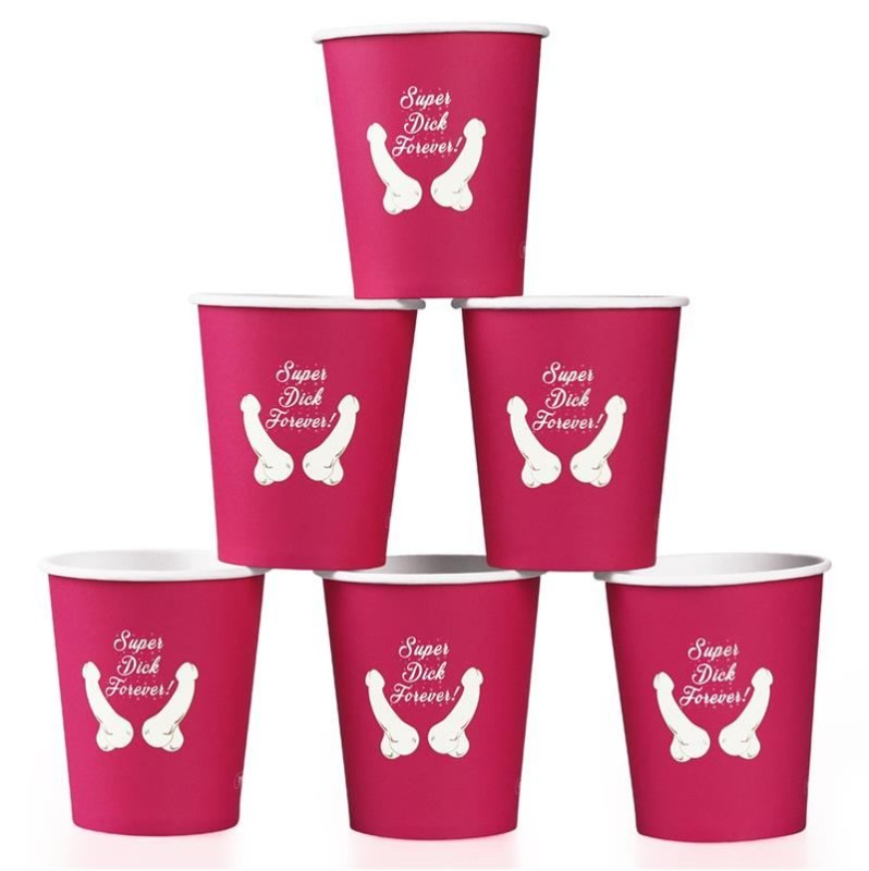 Paper Cups Lovetoy Pack of 6