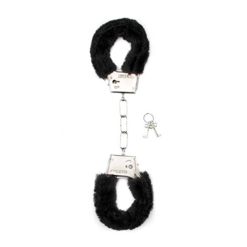 Furry Handcuffs Shots Black