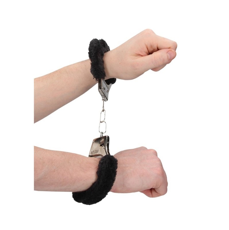 Furry Handcuffs Shots Black