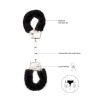 Furry Handcuffs Shots Black