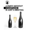 Dildo All Black AB90 Champagne Bottle Medium 34.5cm Μαύρο