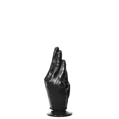 Dildo All Black Fisting Hand AB13 19cm Black