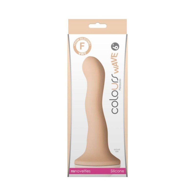 Dildo Nsnovelties Colours Wave 18cm Nude