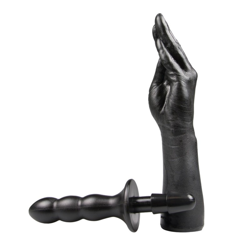 Dildo Titanmen The Hand with Compatible Handle 29cm Μαύρο