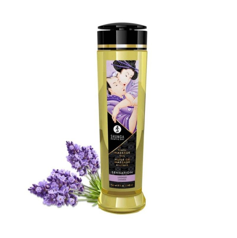 Ερωτικό Λάδι Μασάζ Shunga Lavender 240ml