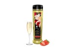 Ερωτικό Λάδι Μασάζ Shunga Sparkilng Strawberry Wine 240ml