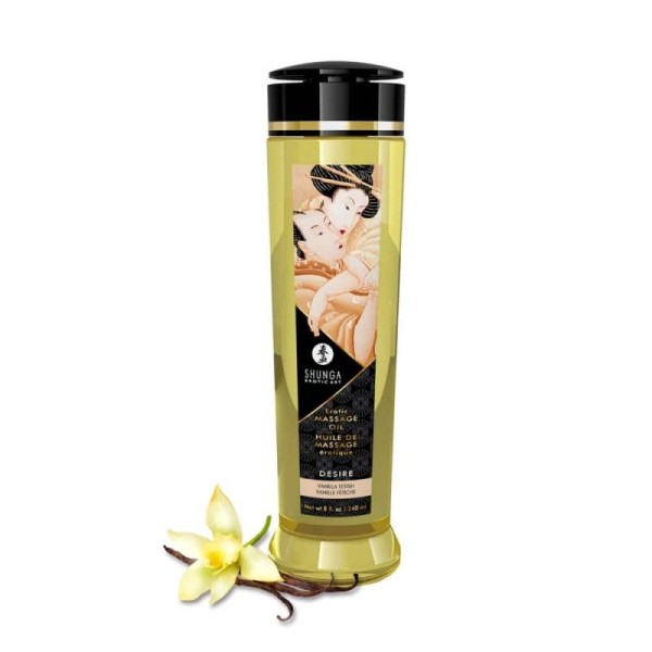 Ερωτικό Λάδι Μασάζ Shunga Vanilla Fetish 240ml