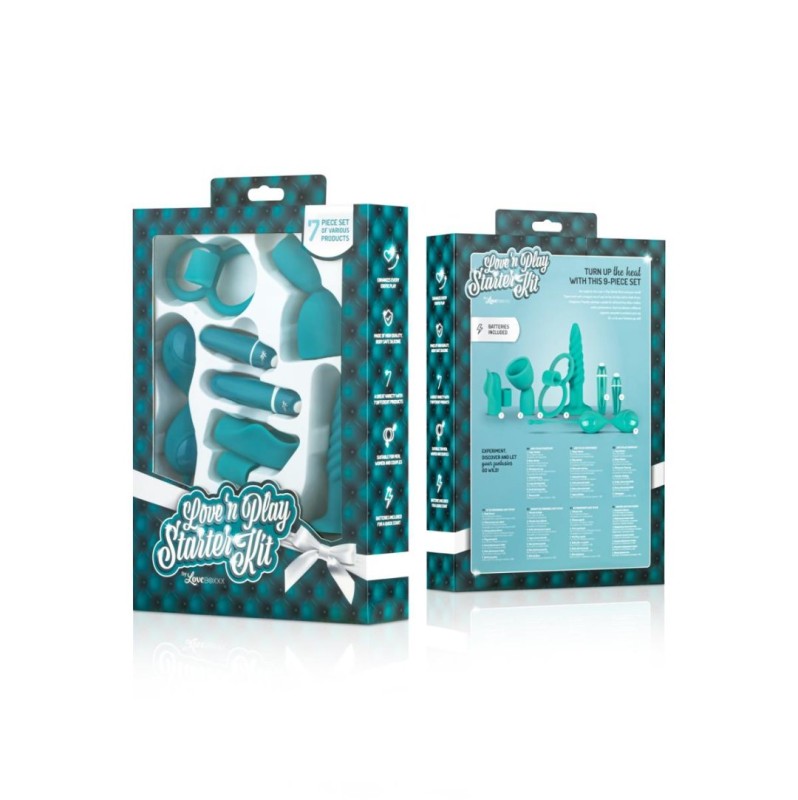 Erotic Set Loveboxxx Love 'n Play Starter Kit Turquoise