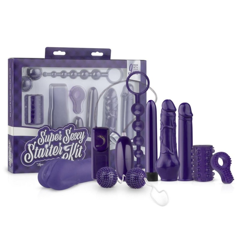 Erotic Set Loveboxxx Super Sexy Starter Kit Purple