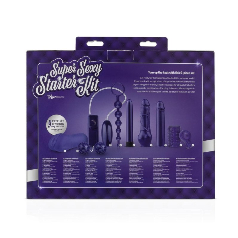 Erotic Set Loveboxxx Super Sexy Starter Kit Purple