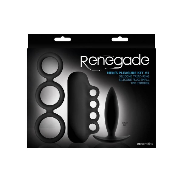 Ερωτικό Σετ Nsnovelties Renegade Mens Pleasure Kit 1 Μαύρο