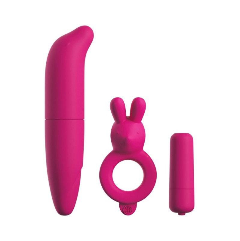 Erotic Set For Couples Pipedream Classix Starter Kit Pink