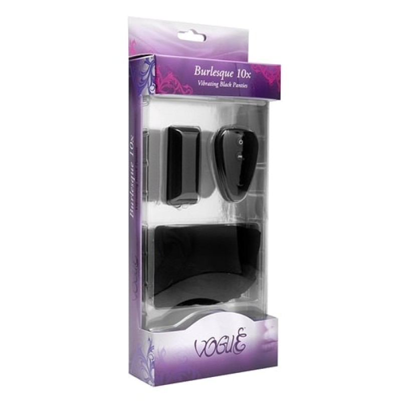 Vibrating Panties Trinity Vibes Burlesque Black