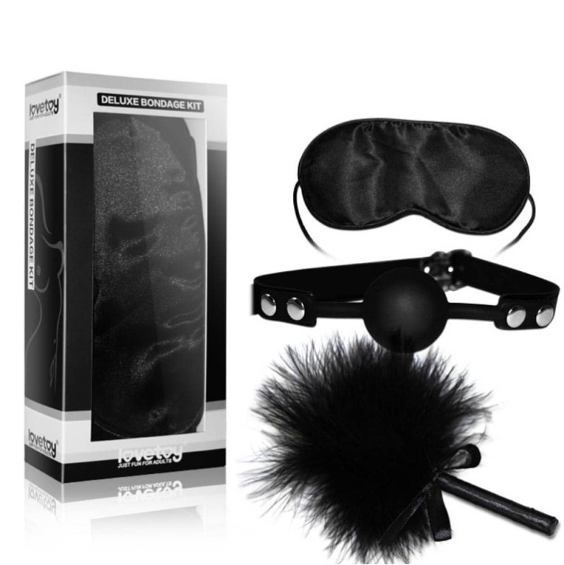 Deluxe Bondage Kit Lovetoy Black