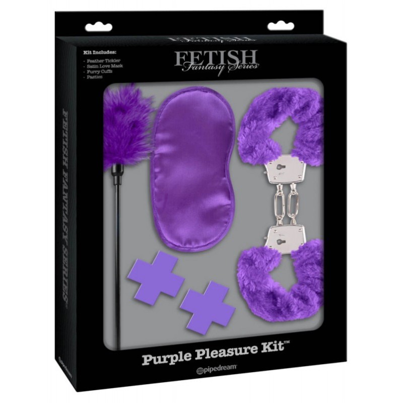 Bondage Set Passion Kit Fetish Fantasy Series Purple