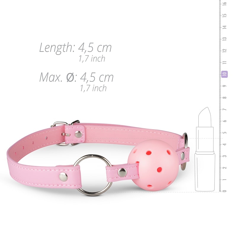 Ball Gag Bella XOXO Pink