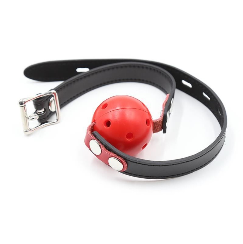 Breathable Ball Gag Fetish Addict Red