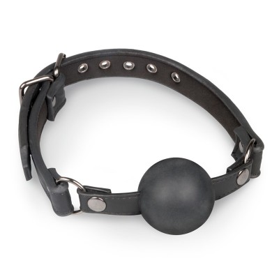 Ball Gag With Large Ball Easytoys Black Ball Gag With Large Ball Easytoys Black