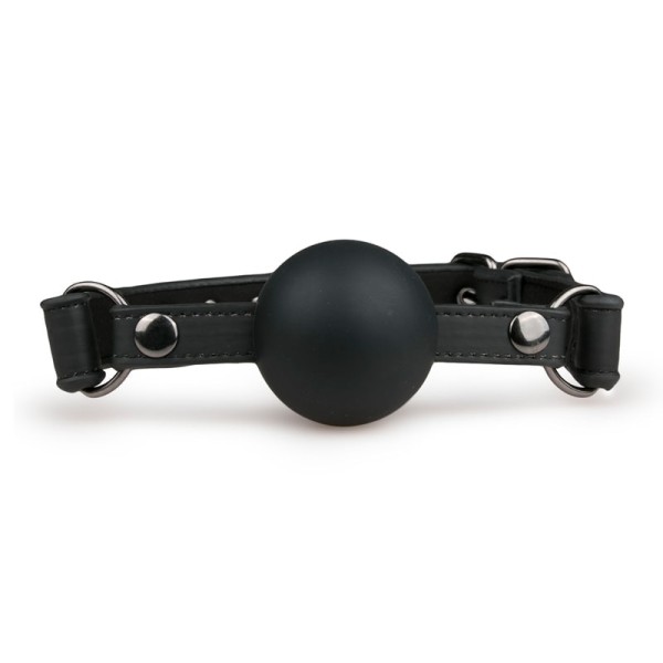 Ball Gag With Large Ball Easytoys Black Ball Gag With Large Ball Easytoys Black
