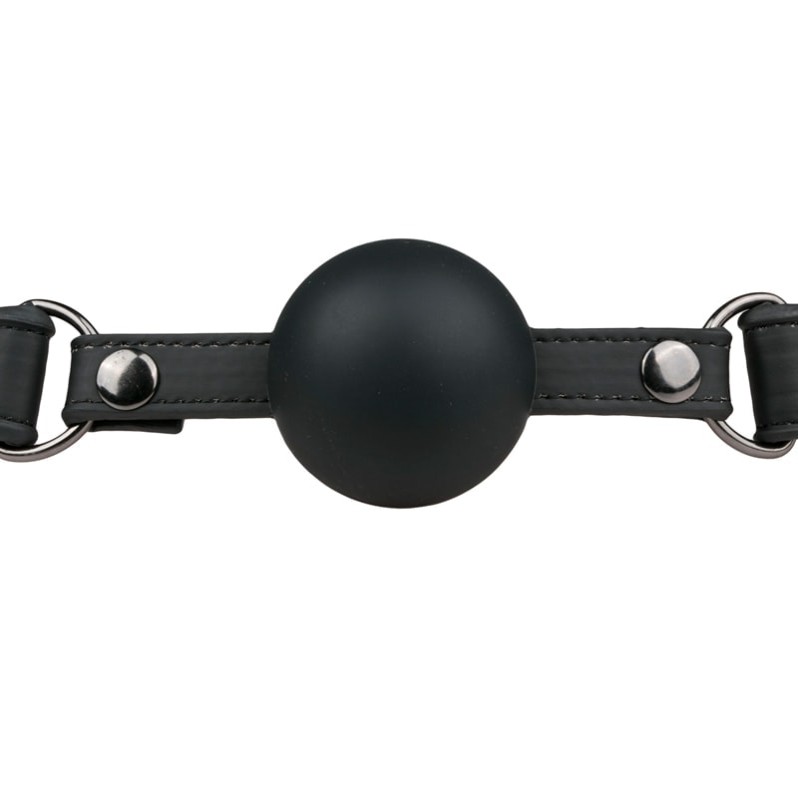 Ball Gag With Large Ball Easytoys Black