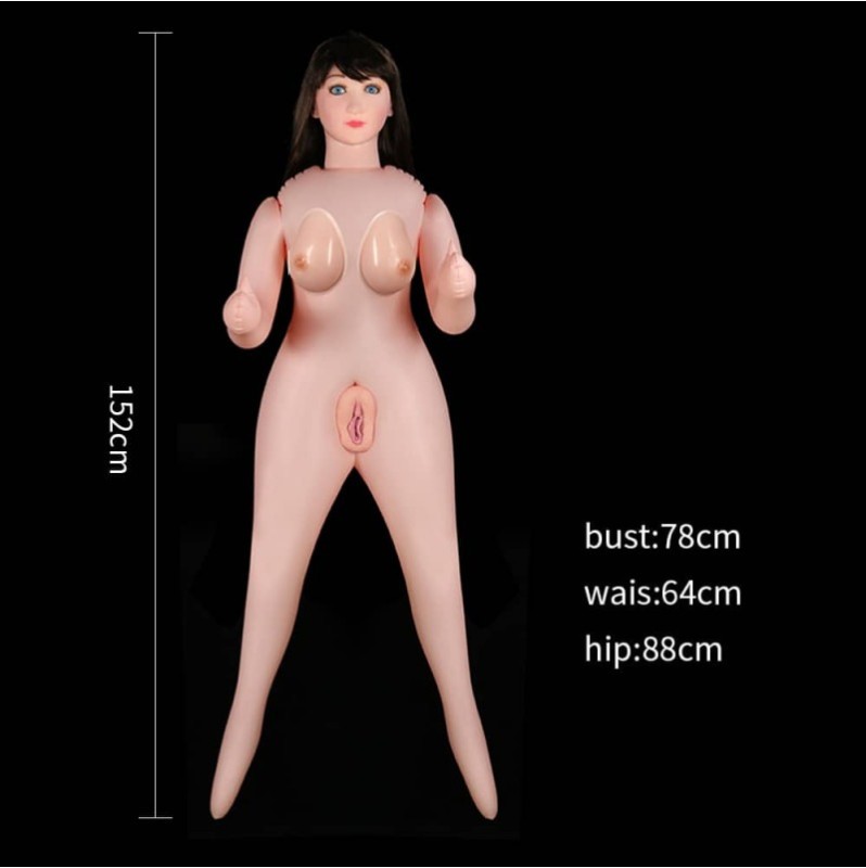 Super Love Doll Lovetoy Silicone Boobie Brunette