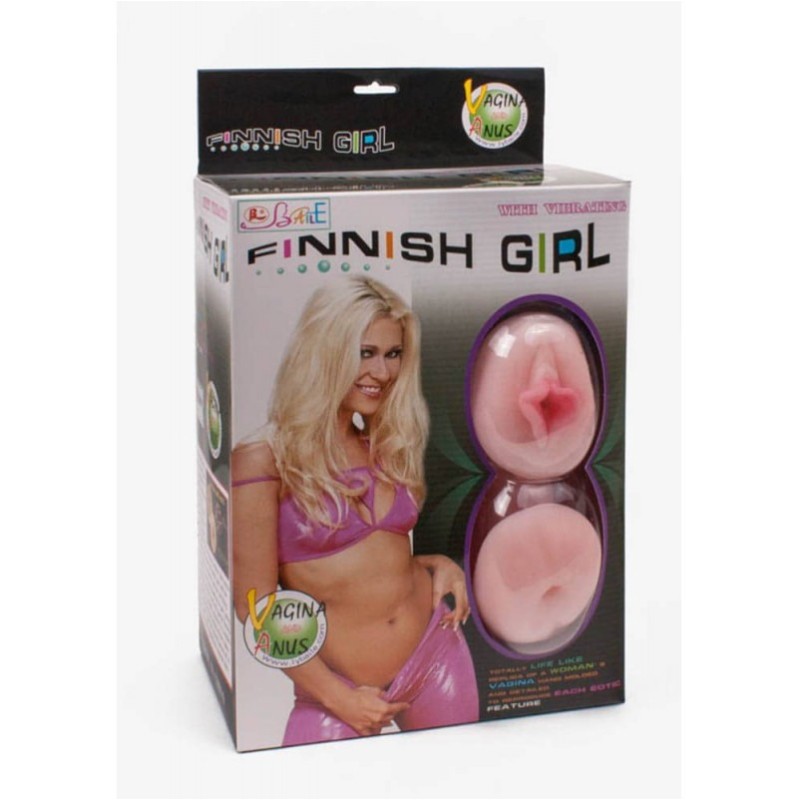 Φουσκωτή Κούκλα με Δόνηση και Φωνή Baile Finish Girl Flesh