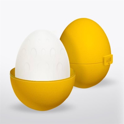 Grovy Mastrubator Egg Silicone Yellow