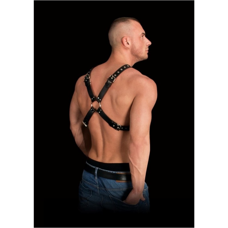 Chest Harness Adonis Ouch! High Halter Black