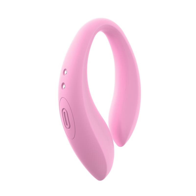 Intoyou Couples Vibrator with Skeleton 180º Intoyou Pink For Couples