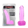 Jelly Dildo Chisa Ding Dong 12.9cm Pink