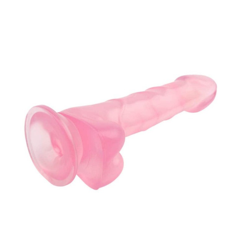 Jelly Dildo Chisa Hi-Rubber 19.5cm Pink