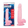 Jelly Dildo Chisa Hi-Rubber 19.5cm Ροζ